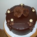 Čokoládová hnedá torta