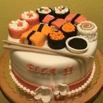 Sushi torta
