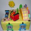 Torta s vláčikmi Thomas č. 2
