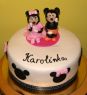 Mickey a Minnie torta