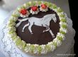 Ovocná torta s koníkom č. 1