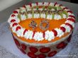 Tvarohovo - ovocná torta č. 5