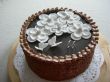 Malá čokoládová svadobná torta