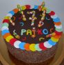 Veselá čokoládová torta