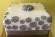 Elegantná štvorcová torta