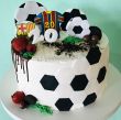 Torta s futbalovými doplnkami č. 2