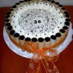 Torta gaštanovo - trubičková