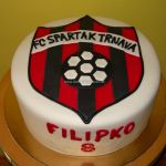 Torta so znakom futbalového klubu