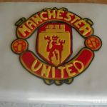 Torta so znakom MANCHESTER