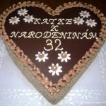 Torta srdce k narodeninám