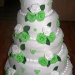 Päťposchodová narodeninová torta