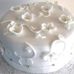 Jednoduchá  biela torta