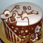 Hnedo - biela torta č. 2