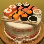 Sushi torta