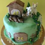 Torta so psíkom a mačičkami