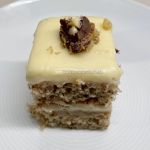 Miniorechová kocka s vanilkovým krémom