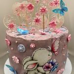 Torta so zajkom a motýlikmi