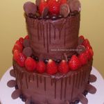 Pudingovo-jahodová torta