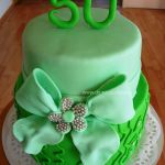 Krásna zelená torta