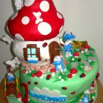 Šmolková torta č. 1